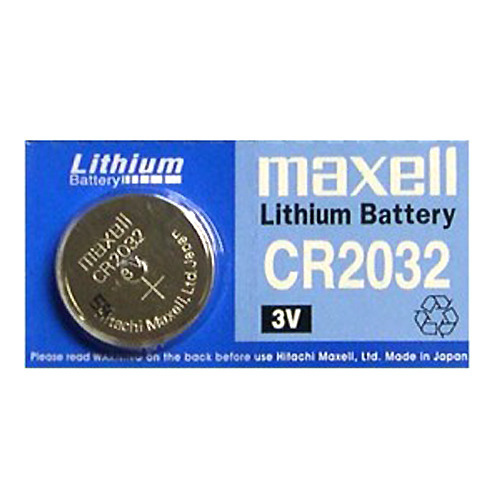 MAXELL CR2032 battery 3V 220mA Ø20mm - Audiophonics