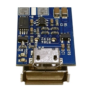 리튬이온 / 리튬폴리머 1직렬 DIY용 충방전 모듈 + 마이크로5핀 USB 케이블