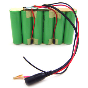 리튬이온 배터리팩 18650 3S2P 3직렬 2병렬 + 지정 컨넥터 작업(가로일자)