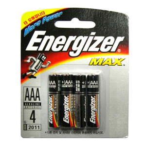 Energizer LR03-4BP(AAA 1.5V Max) + 4개입