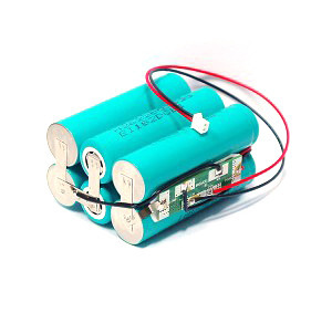 리튬이온 배터리팩 18650 3S2P 3직렬 2병렬 + 지정 컨넥터 연결 작업