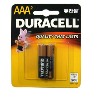 Duracell MN2400-2BP(AAA 1.5V) + 큰 카드형
