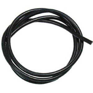 14 AWG Silver Wire Black 90cm